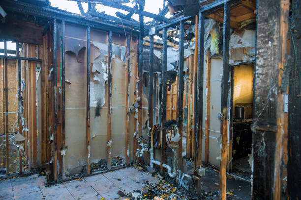 Professional Fire Damage Removal technician working in Miami, AZ